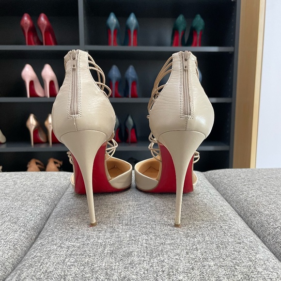 Christian Louboutin Confusa 100, Nude, EU38.5 (fits a US8) - Picture 5 of 9